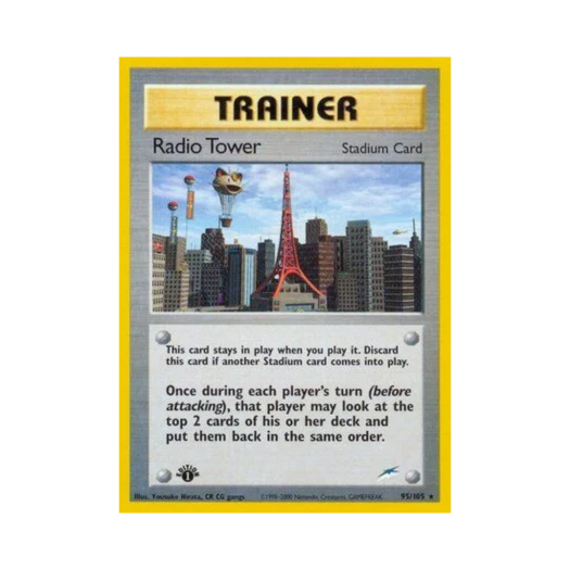 포켓몬 TCG 라디오 타워 R 네오 데스티니 (영문판)