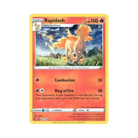 Pokemon TCG Rapidash Pokemon TCG Classic (English Ver.)