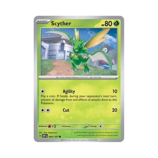 Pokemon TCG Scyther C Obsidian Flames (English Ver.)