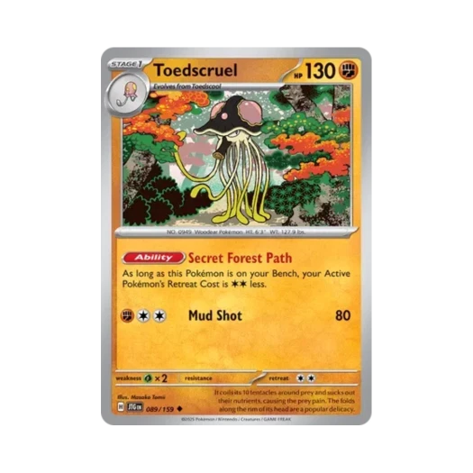 Pokemon TCG Toedscruel U Journey Together (English Ver.)