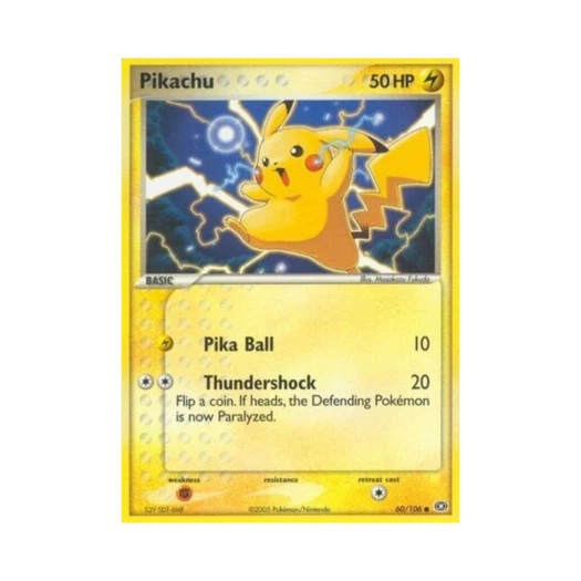 포켓몬 TCG 피카츄 C EX 에메랄드 (영문판)
