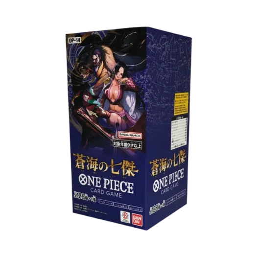 원피스 TCG OP-14 부스터 팩 창해의 칠걸 박스 (24팩/일어판) 상품 이미지