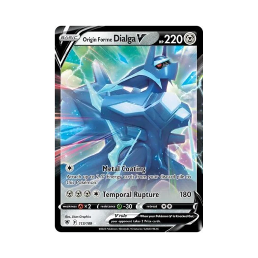 포켓몬 TCG 오리진 디아루가 V HRV 아스트랄 레디안스 (영문판)