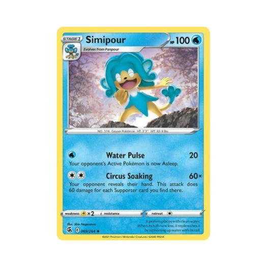포켓몬 TCG 앗차키 U 퓨전 스트라이크 (영문판)