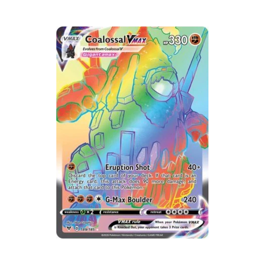 포켓몬 TCG 석탄산 VMAX RR 비비드 볼티지 (영문판)