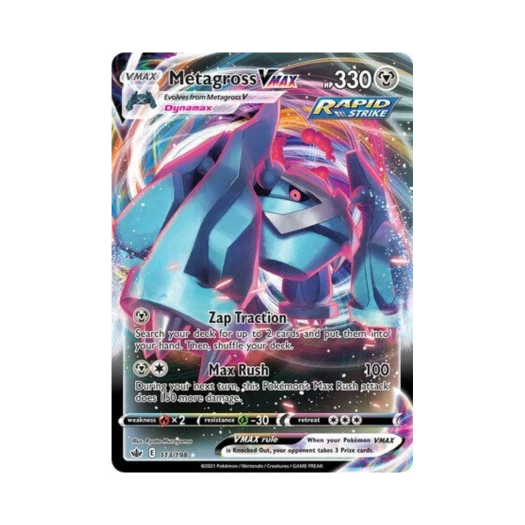 포켓몬 TCG 메타그로스 VMAX HRV 칠링 레인 (영문판)
