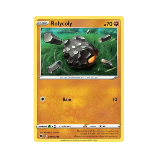 Pokemon TCG Rolycoly C Champion's Path (English Ver.)