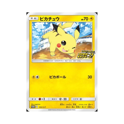 포켓몬 TCG 피카츄 P 소드&실드 프로모 카드 (일어판)