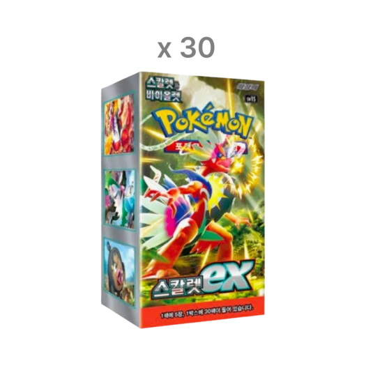 포켓몬 TCG 스칼렛 & 바이올렛 확장팩 스칼렛 EX 30박스 (총 900팩/한글판)