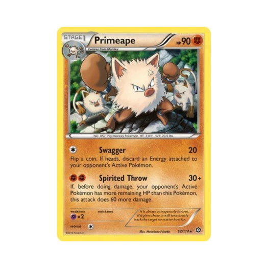 포켓몬 TCG 성원숭 R 스팀 시즈 (영문판)