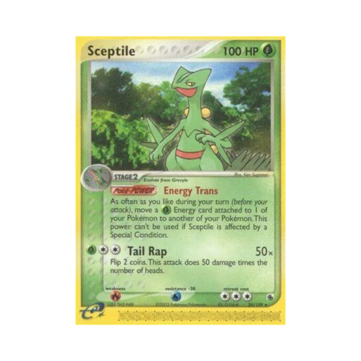 포켓몬 TCG 나무킹 R EX 루비 & 사파이어 (영문판)