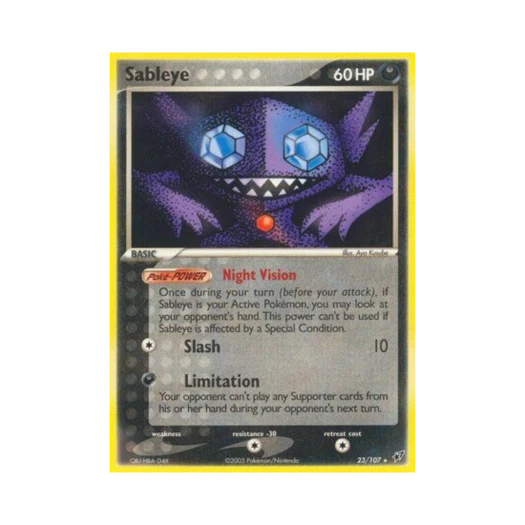 포켓몬 TCG 깜까미 R EX 테오키스 (영문판)