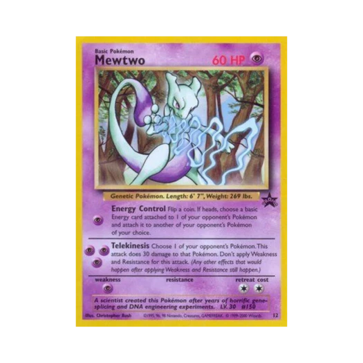 포켓몬 TCG 뮤츠 P 위자드 오브 더 코스트 프로모카드 (영문판)