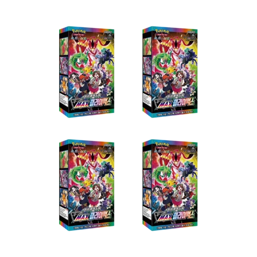 포켓몬 TCG 소드&실드 하이클래스팩 브이맥스 클라이맥스 4박스 (총 40팩/한글판) 카드 이미지