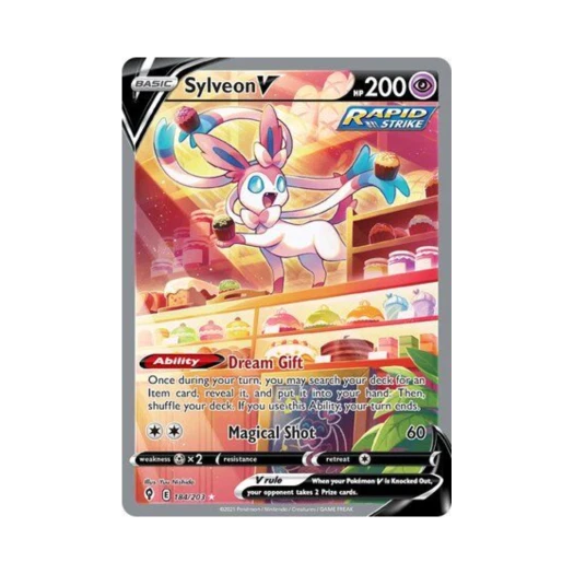 Pokemon TCG Sylveon V RU Evolving Skies (English Ver.)