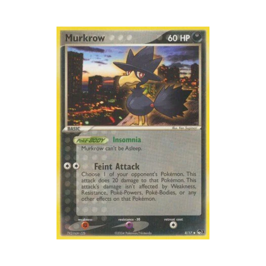 Pokemon TCG Murkrow U POP Series 1 (English Ver.)