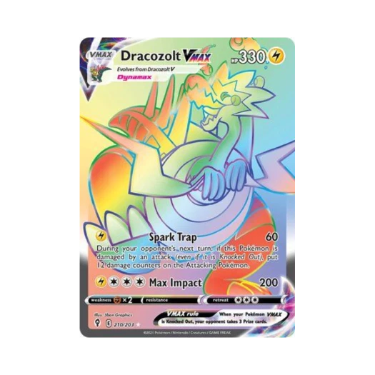 포켓몬 TCG 파치래곤 VMAX RR 이볼빙 스카이즈 (영문판)