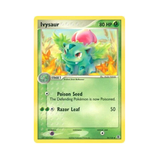 포켓몬 TCG 이상해풀 U EX 파이어레드 & 리프그린 (영문판)