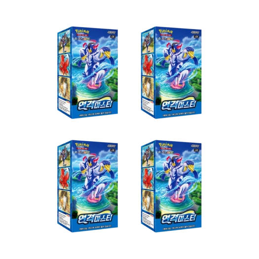 포켓몬 TCG 소드&실드 확장팩 연격마스터 4박스 (총 120팩/한글판) 카드 이미지