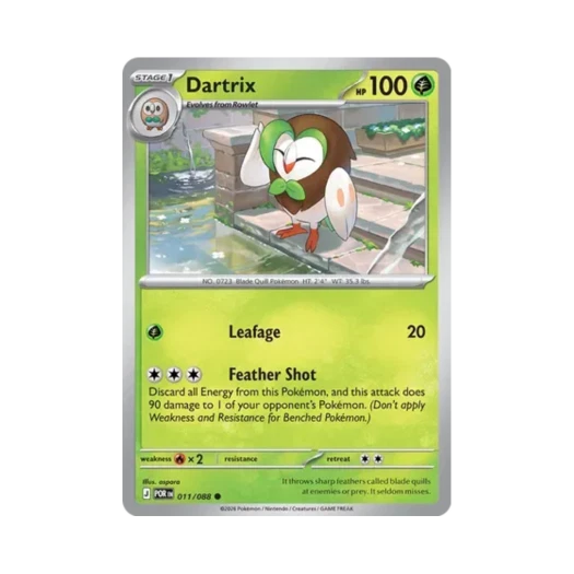 포켓몬 TCG 빼미스로우 C 퍼펙트 오더 (영문판) 카드 이미지