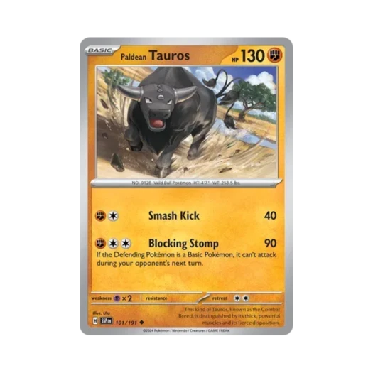 포켓몬 TCG 팔데아 켄타로스 U 서징 스파크 (영문판) 카드 이미지
