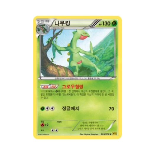 포켓몬 TCG 나무킹 U 가이아 볼케이노 (한글판)