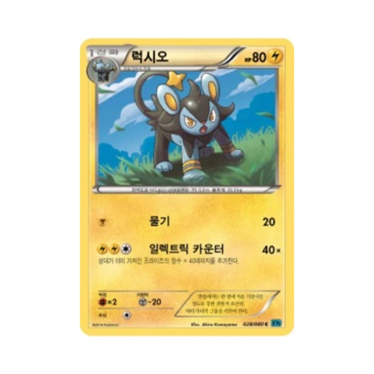 포켓몬 TCG 럭시오 C 와일드 블레이즈 (한글판)