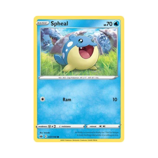 포켓몬 TCG 대굴레오 C 칠링 레인 (영문판)