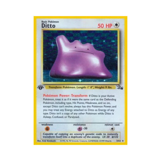 포켓몬 TCG 메타몽 RH 포실 (영문판)