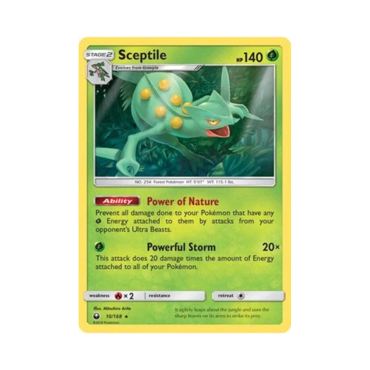 포켓몬 TCG 나무킹 R 셀레스티얼 스톰 (영문판)