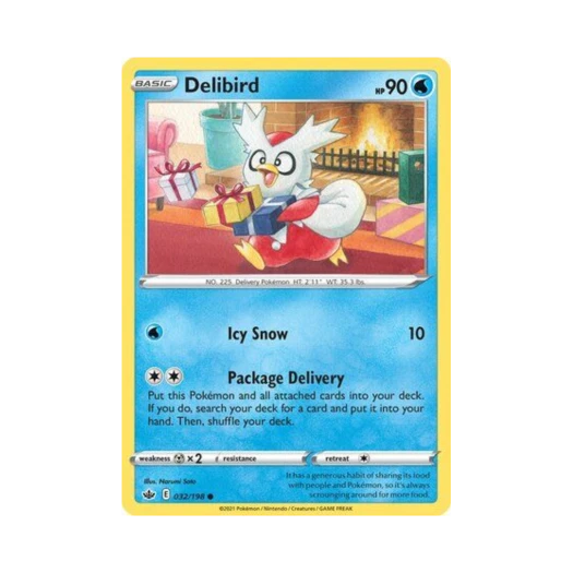 포켓몬 TCG 딜리버드 C 칠링 레인 (영문판)