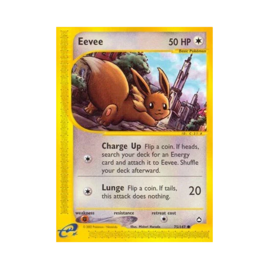 Pokemon TCG Eevee C Aquapolis (English Ver.)