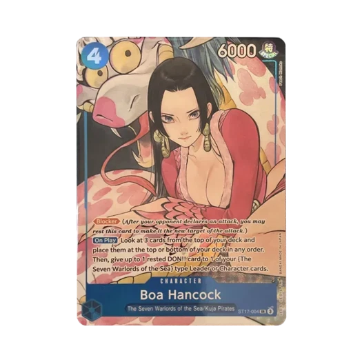 One Piece TCG Boa Hancock SR ST17-004 Promotion Card Illustration Box Vol.2 (English Ver.)