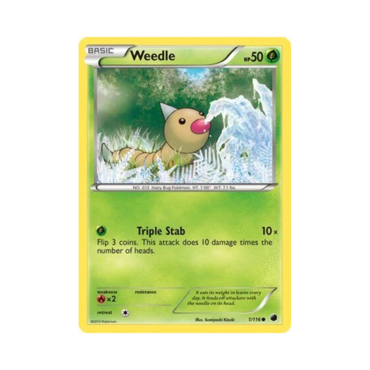 포켓몬 TCG 뿔충이 C 플라스마 프리즈 (영문판)