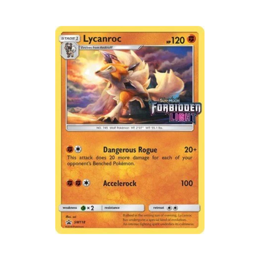 포켓몬 TCG 루가루암 P 썬 & 문 프로모카드 (영문판)