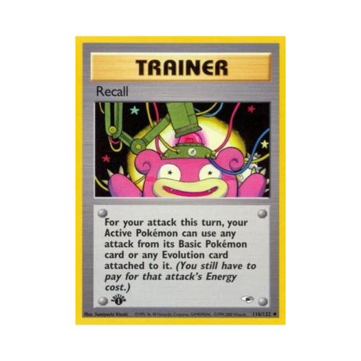 Pokemon TCG Recall U Gym Heroes (English Ver.)