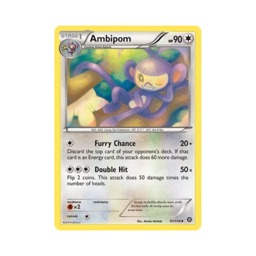 Pokemon TCG Ambipom U Steam Siege (English Ver.)
