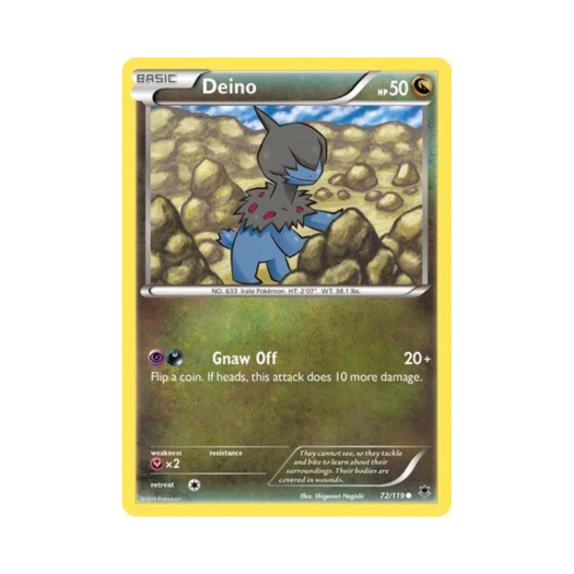 Pokemon TCG Deino C Phantom Forces (English Ver.)