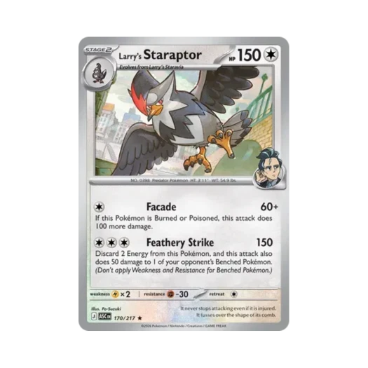 포켓몬 TCG 래리의 찌르호크 R 메가 에볼루션 어센드 히어로즈 (영문판)