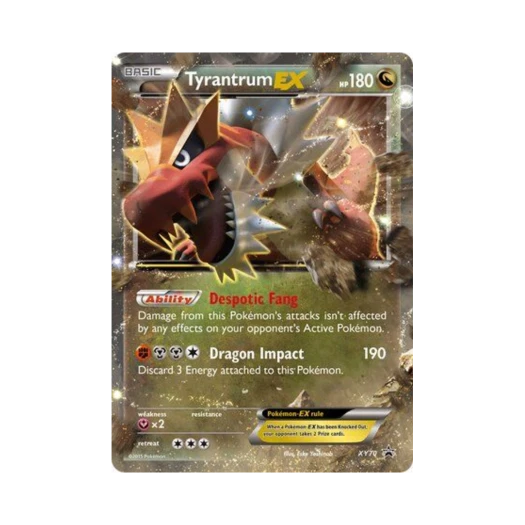 포켓몬 TCG 견고라스 EX P XY 프로모 카드 (영문판)