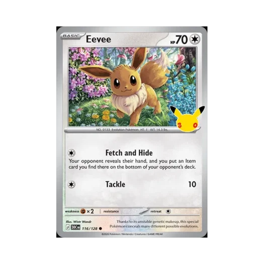 Pokemon TCG Eevee C 30th Celebration (English Ver.)