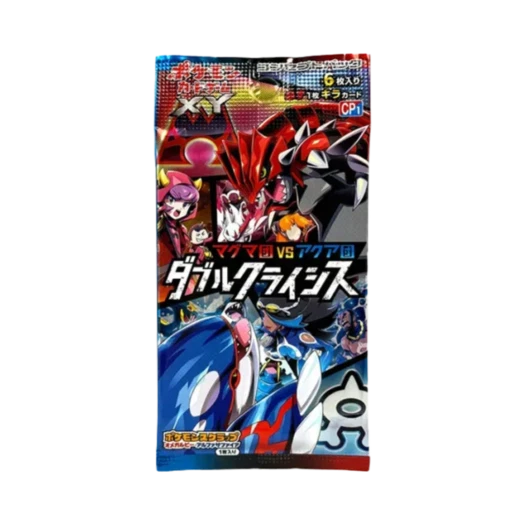 포켓몬 TCG XY 컨셉팩 마그마단 VS 아쿠아단 더블 크라이시스 퍼스트 에디션 팩 (6장/일어판) 카드 이미지