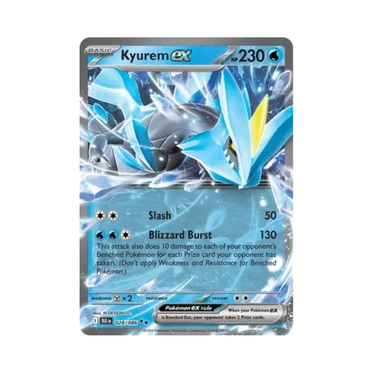 포켓몬 TCG 큐레무 ex DR 블랙볼트 (영문판)