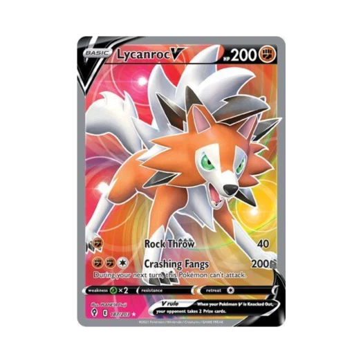 포켓몬 TCG 루가루암 V RU 이볼빙 스카이즈 (영문판)