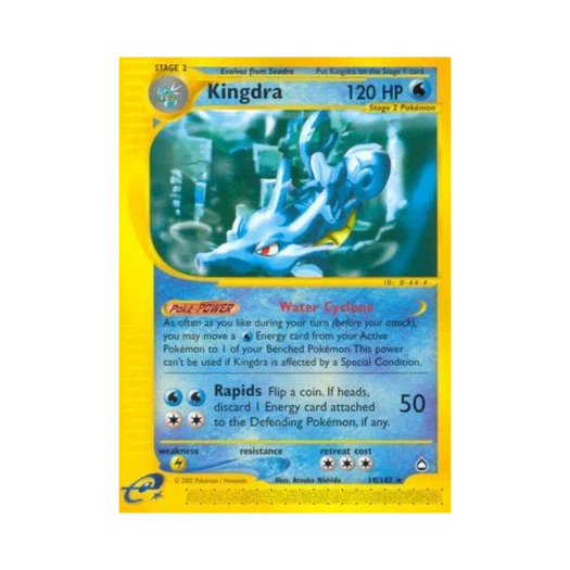 포켓몬 TCG 킹드라 R 아쿠아폴리스 (영문판)