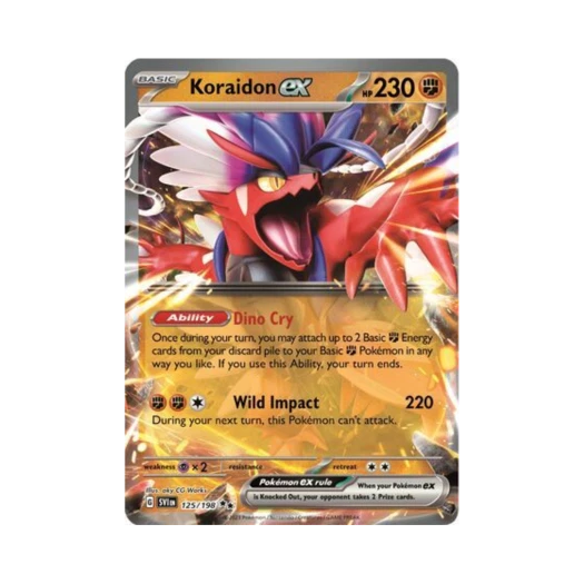 Pokemon TCG Koraidon ex DR Scarlet & Violet (English Ver.)