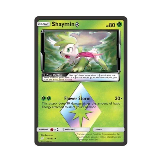 포켓몬 TCG 쉐이미 RPS 팀업 (영문판)