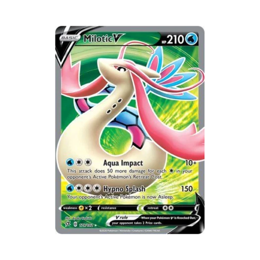 포켓몬 TCG 밀로틱 V RU 레벌 크래시 (영문판)
