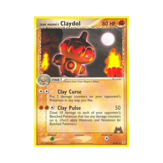 Pokemon TCG Team Magma's Claydol U EX Team Magma vs Team Aqua (English Ver.)