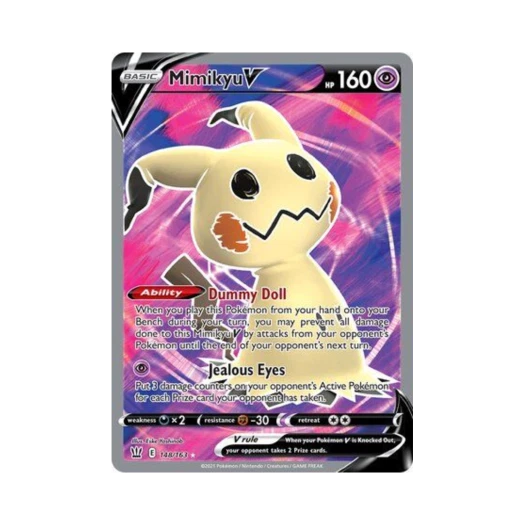Pokemon TCG Mimikyu V RU Battle Styles (English Ver.)